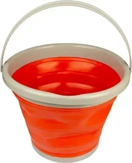 Відро силіконове складане Tramp 10L orange TRC-091-orange, помаранчеве — фото 1