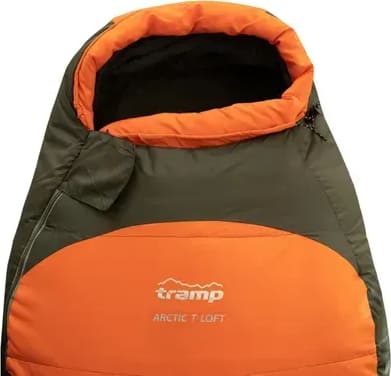 Спальний мішок Tramp Arctic Regular кокон лівий 200/80-50 UTRS-048R (ліва блискавка), помаранчевий — фото 3