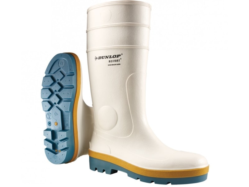 Чоботи гумові DUNLOP Acifort Tricolour р. 39 (арт.B780331) — Білий