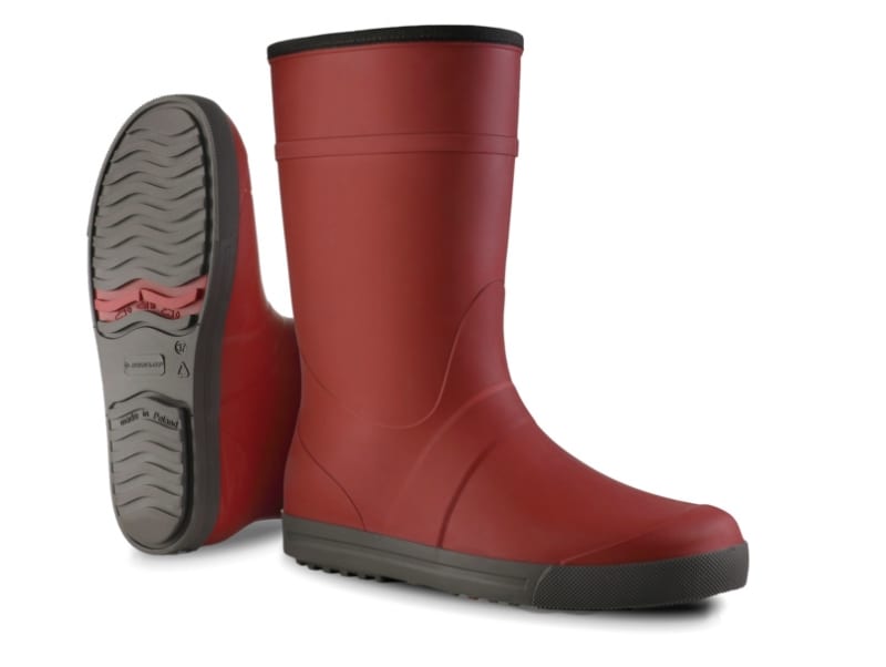 Чоботи гумові DUNLOP Amsterdammer р.36 утеплені до -15°C, бордовий (арт.PB0KV45) — Бордовий