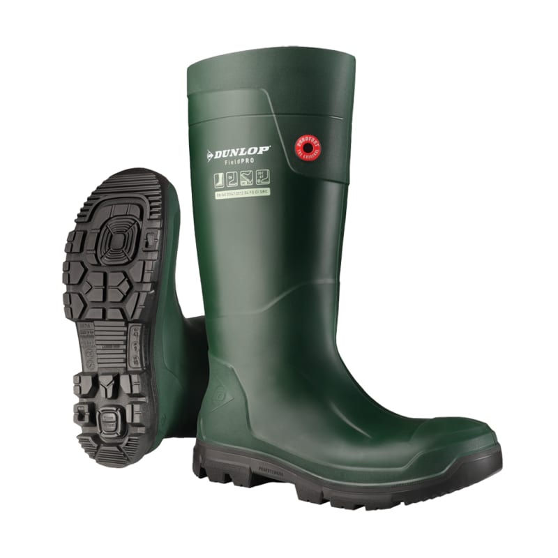 Гумові чоботи Dunlop FieldPRO зелені, SRC, р.36 (арт. FG60E33) — Зеленый