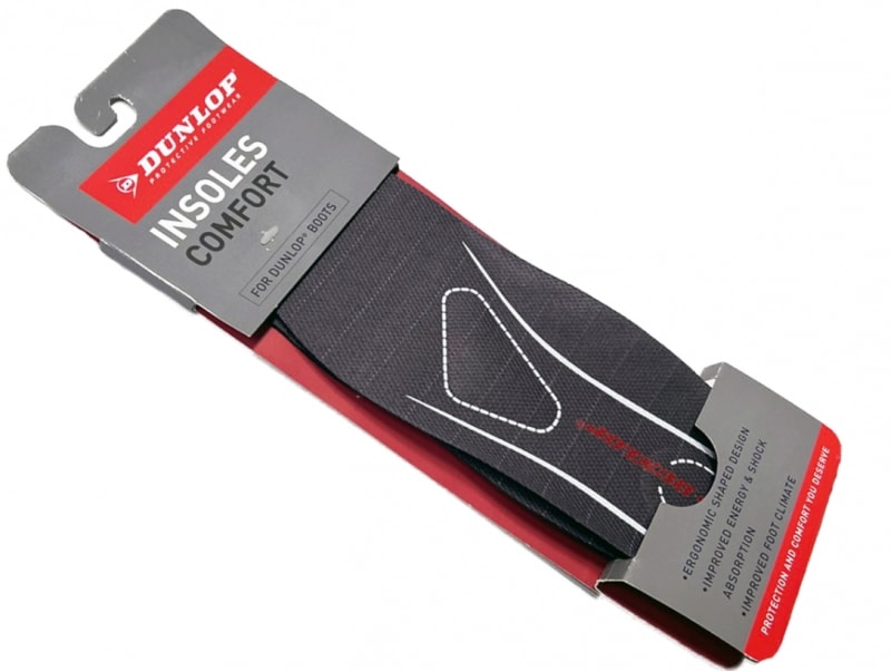 Устілки для взуття DUNLOP Premium Comfort Insole р. 36 Z920005 — Сірий