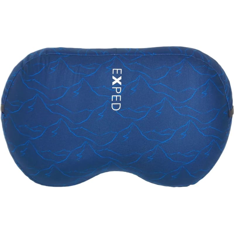 Подушка Exped Down Pillow L — Navy mountain