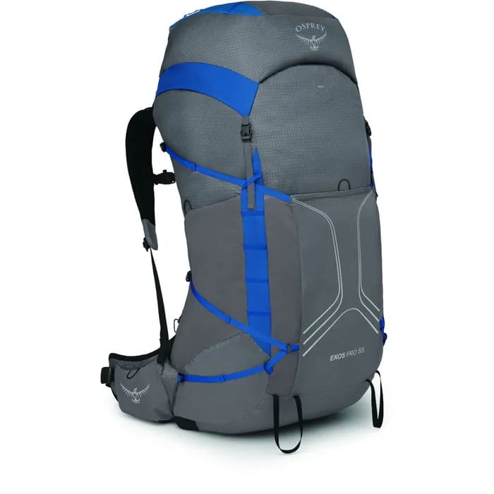 Рюкзак Osprey Exos Pro 55 — Dale grey/agam blue