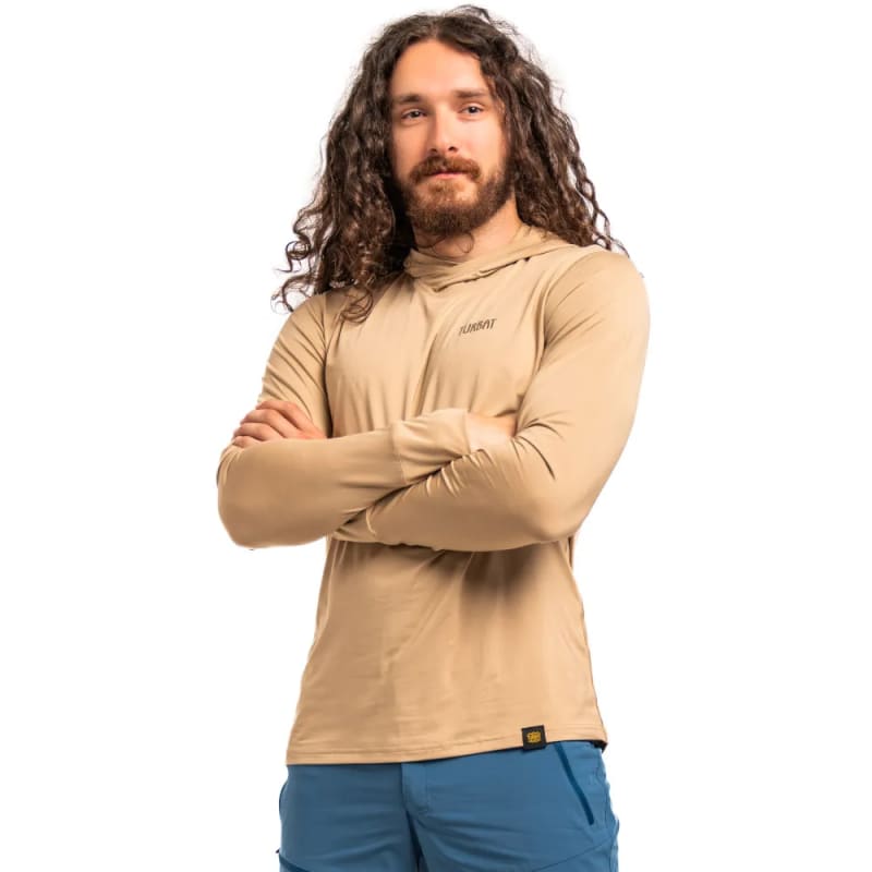 Термофутболка Turbat Hike Lite LS Hood Mns — Cornstalk sand