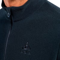 Флисовая кофта мужская Odlo Roy Half-Zip, Dark Sapphire - Black Stripes – фото 6
