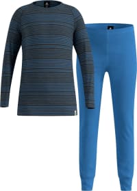 Комплект термобілизни дитячий Odlo Active Warm, Nebulas Blue/Black – фото 1
