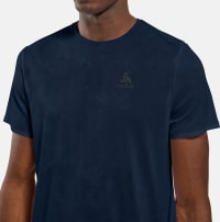 Футболка мужская для бега Odlo Zeroweight Engineered Chill-Tec, Dark Sapphire – фото 4