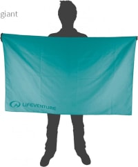 Рушник Lifeventure Recycled SoftFibre Trek Giant, Teal – фото 5