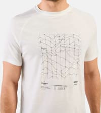 Футболка чоловіча Odlo Merino Tencel Hyper Map, Gardenia Melange – фото 4