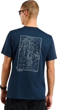 Футболка чоловіча Odlo Cotton Blend Unlimited, Dark Sapphire – фото 2