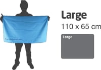 Рушник Lifeventure MicroFibre Comfort L, Aqua – фото 4