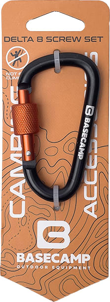 Карабін BaseCamp Delta 8 Screw Set, Black