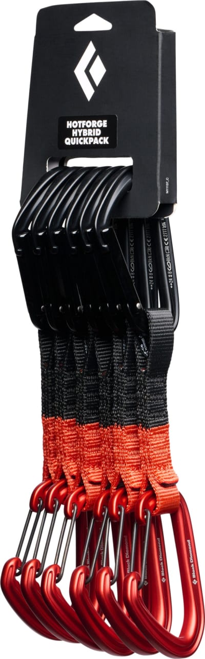Набір відтяжок Black Diamond HotForge Hybrid Quickpack 12 см, 6 шт, Octane