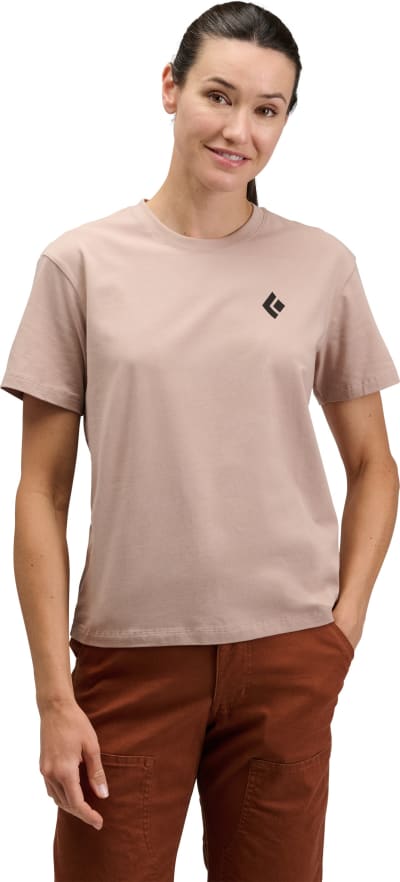 Футболка жіноча Black Diamond Equipment for Alpinists Tee, Pale Mauve