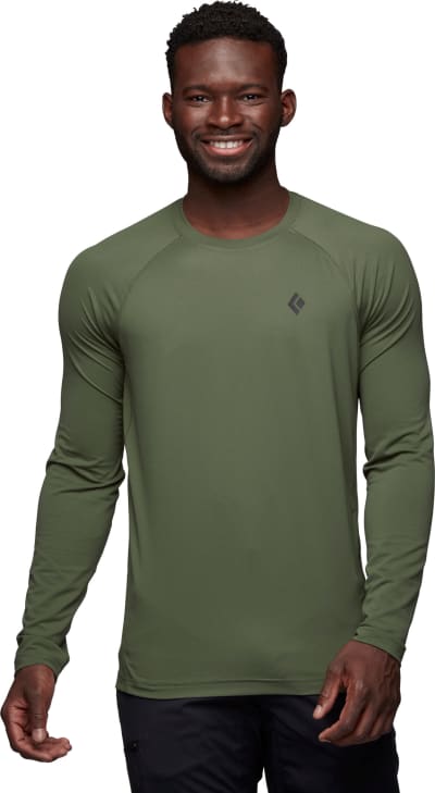 Лонгслів чоловічий Black Diamond Alpenglow Long Sleeve Crew, Tundra