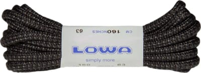 Шнурки LOWA Multifunction Mid 160 см, Black/Grey Dotted