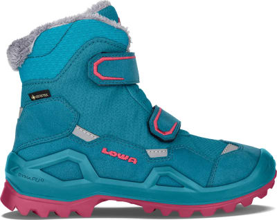 Ботинки детские LOWA Milo Evo GTX Mid, Turquoise/Fuchsia