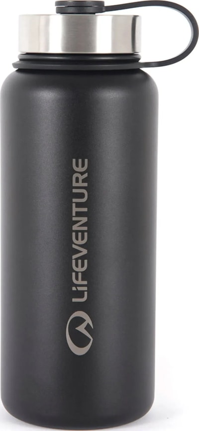 Термофляга Lifeventure Stainless Steel Flask 1 л, Чорний