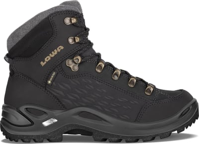Черевики жіночі LOWA Renegade Warm GTX Mid, Black/Champagne