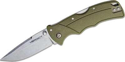 Ніж складаний Cold Steel Verdict Spear Point 4034 (CS-FL-C3SPSSODGZ)