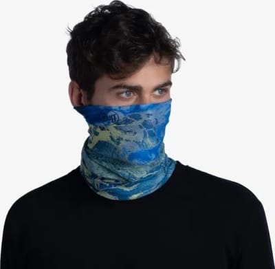Бафф Buff CoolNet UV, Realtree – Жовтий (Realtree Wav3 Blue Yellow)