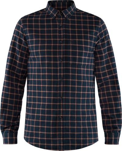 Рубашка мужская Fjallraven Ovik Flannel, Темно-синяя