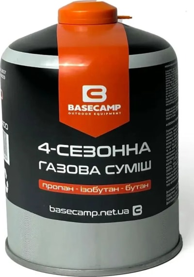 Газовий балон різьбовий BaseCamp 4 Season Gas 450 г