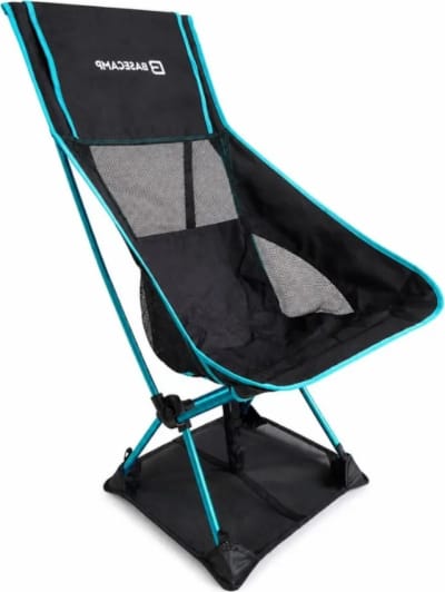 Крісло кемпінгове BaseCamp Compact L, Black/Blue