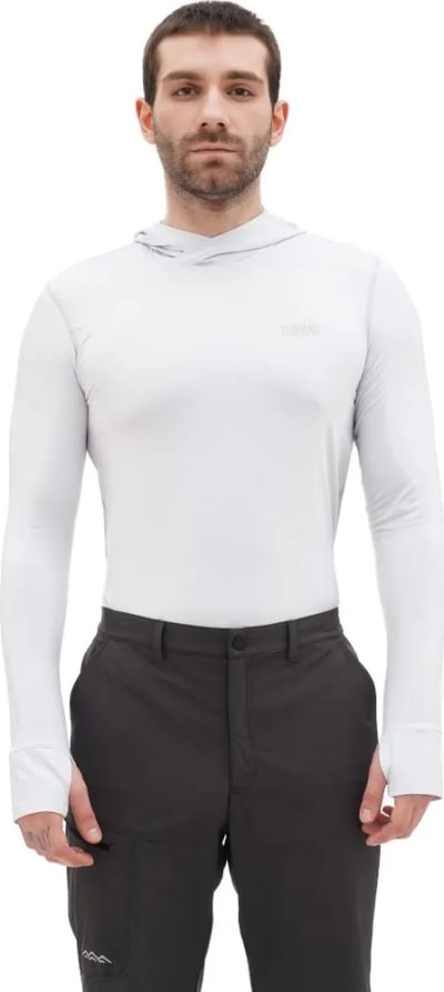 Термофутболка Turbat Hike LS Hood Mns — Glacier gray