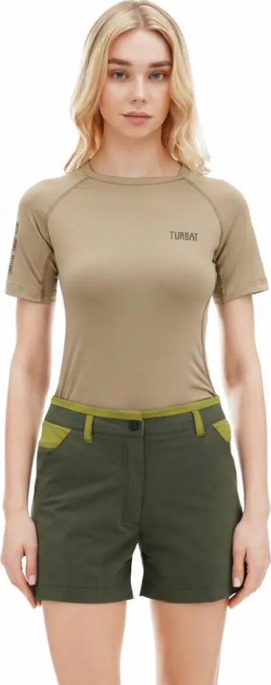 Жіноча футболка Turbat Hike SS Wmn — Cornstalk sand