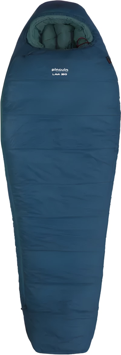 Спальний мішок Pinguin Lava 350, 195 см, 350-195 л, +2°C/-20°C – Синій (Лівий)
