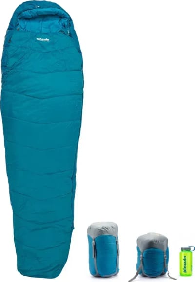 Спальний мішок Pinguin Trekking, 205 см, ліва блискавка – Темно-бірюзовий