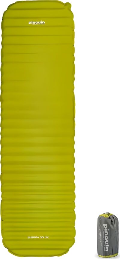 Самонадувний килимок Pinguin Sherpa NX 186 × 55 × 3 (186 см) – Зелений