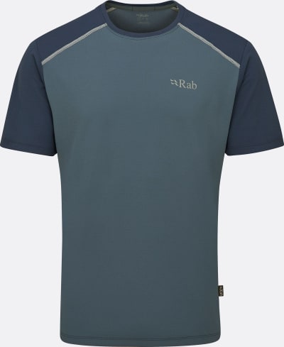 Футболка чоловіча Rab Force Tee, Orion Blue/Tempest Blue – Синій комбінований
