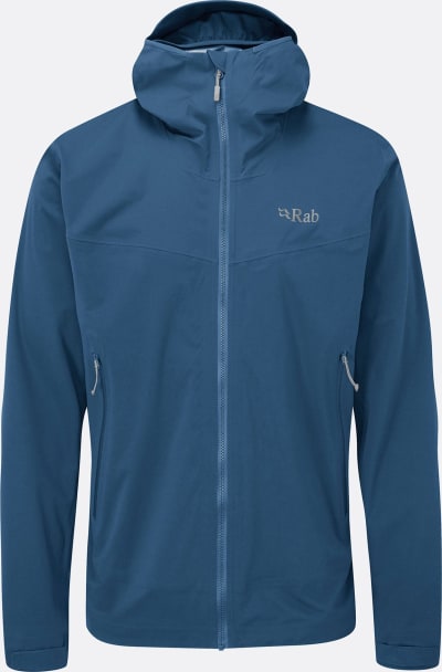 Мембранна куртка чоловіча Rab Kinetic 2.0 Jacket, Tempest Blue – Синій
