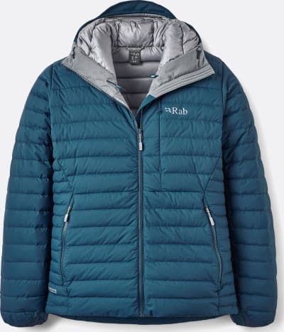 Пуховик чоловічий Rab Microlight Windstopper Hoody, Tempest Blue – Синій