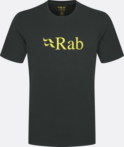 Футболка чоловіча Rab Stance Logo Tee, Beluga/Pollen – Сірий