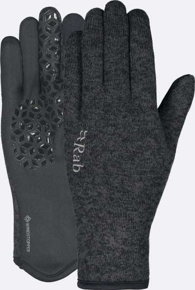 Рукавички жіночі Rab QuestWindstopper Gloves, Anthracite
