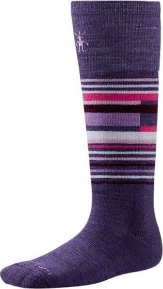 Шкарпетки дитячі Smartwool Wintersport Stripe, Desert Purple – Фіолетовий