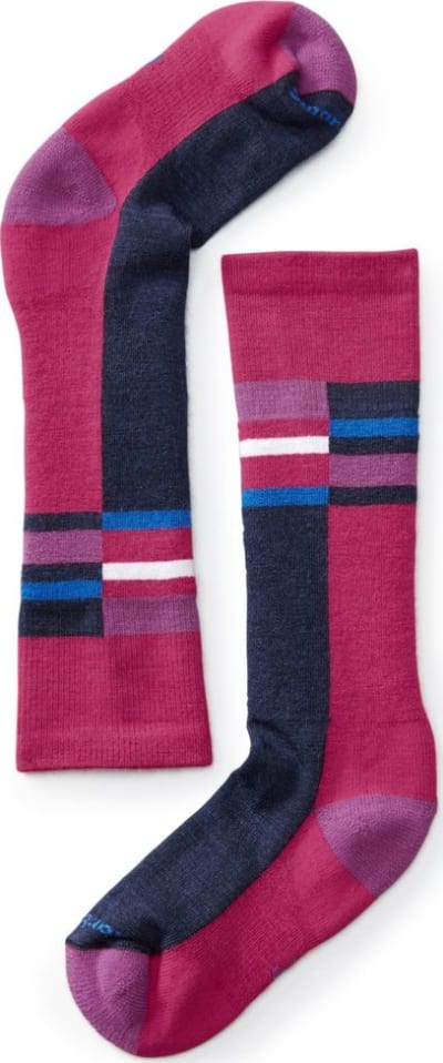 Шкарпетки дитячі Smartwool Wintersport Stripe, Potion Pink – Рожевий