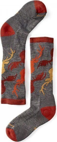 Шкарпетки дитячі Smartwool Wintersport Camo, Gray – Сірий
