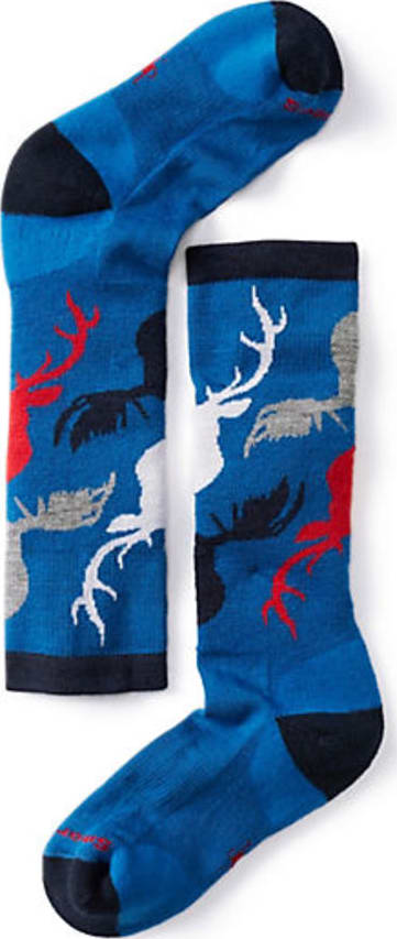 Шкарпетки дитячі Smartwool Wintersport Camo, Bright Blue
