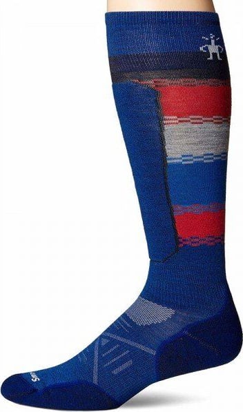 Шкарпетки чоловічі Smartwool PhD Ski Light Elite Pattern, Dark Blue – Темно-синій
