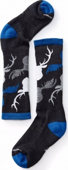 Шкарпетки дитячі Smartwool Wintersport Camo, Charcoal