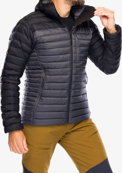 Пуховик чоловічий Rab Microlight Alpine Jacket, Black/Graphene – Чорно-графітовий