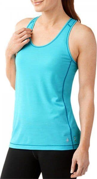 Майка жіноча Smartwool PhD Light Tank, Light Capri – Блакитний