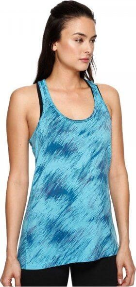 Майка жіноча Smartwool Merino 150 Pattern Tank, Light Capri – Блакитний