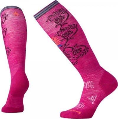 Шкарпетки жіночі Smartwool PhD Ski Light Pattern, Berry
