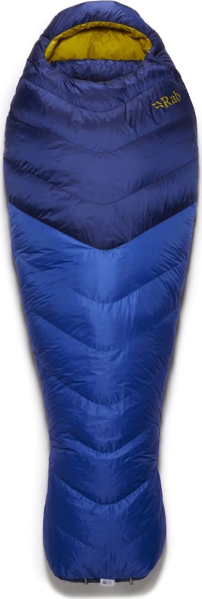 Спальний мішок Rab Neutrino 400 Right Zip, Nightfall Blue